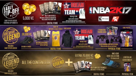 Freebies You Would Get If Pre Order Nba 2k17 – Igameszone