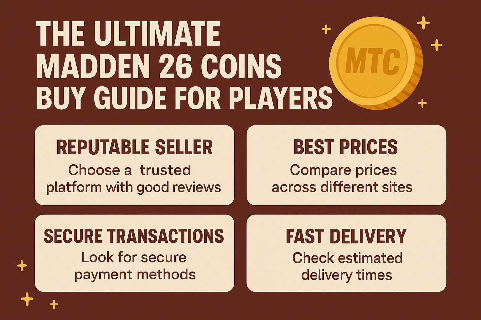 U4N - The Ultimate Madden 26 Coins Buy Guide for Players