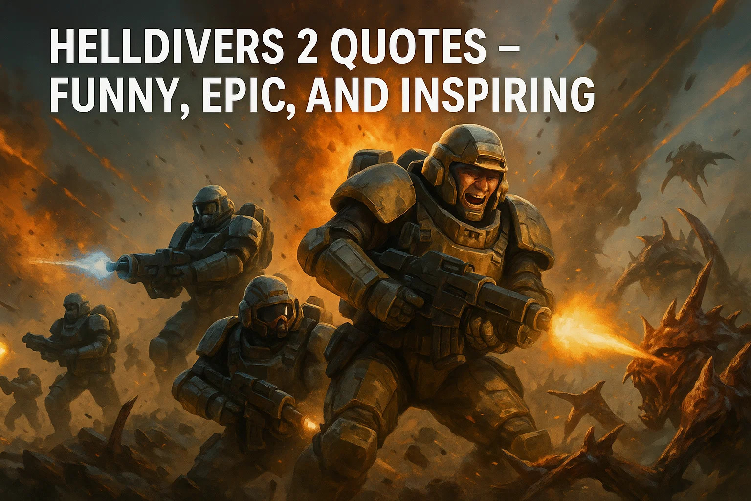 Helldivers 2 Quotes Collection – Funny, Epic, and Inspiring